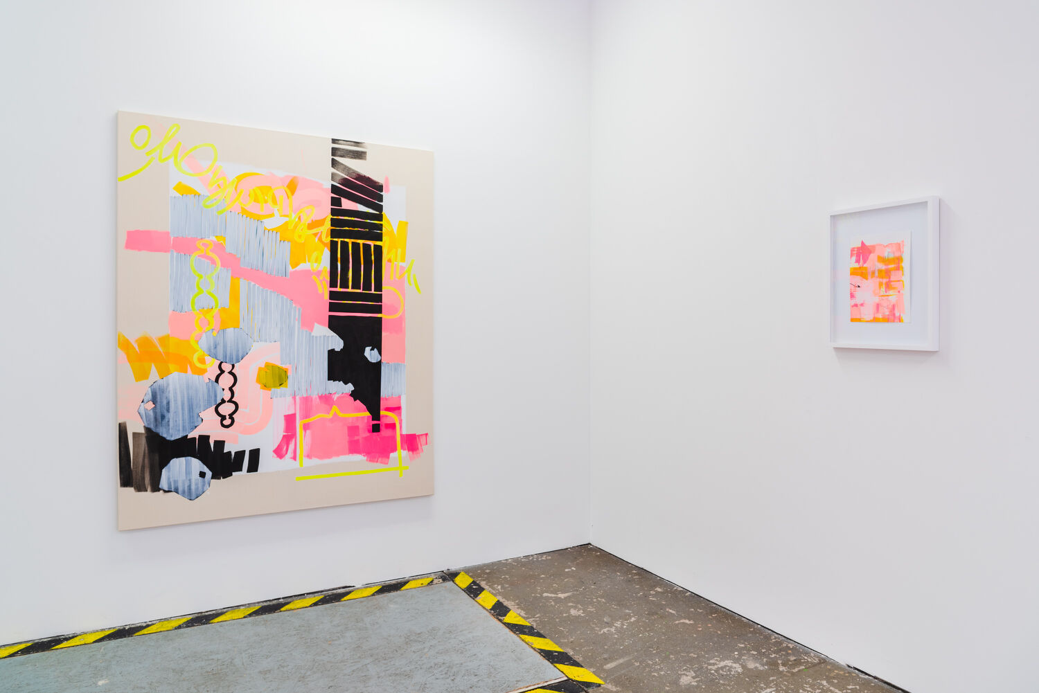 Installation view, Susanne Bonowicz, Interspaces, 2021