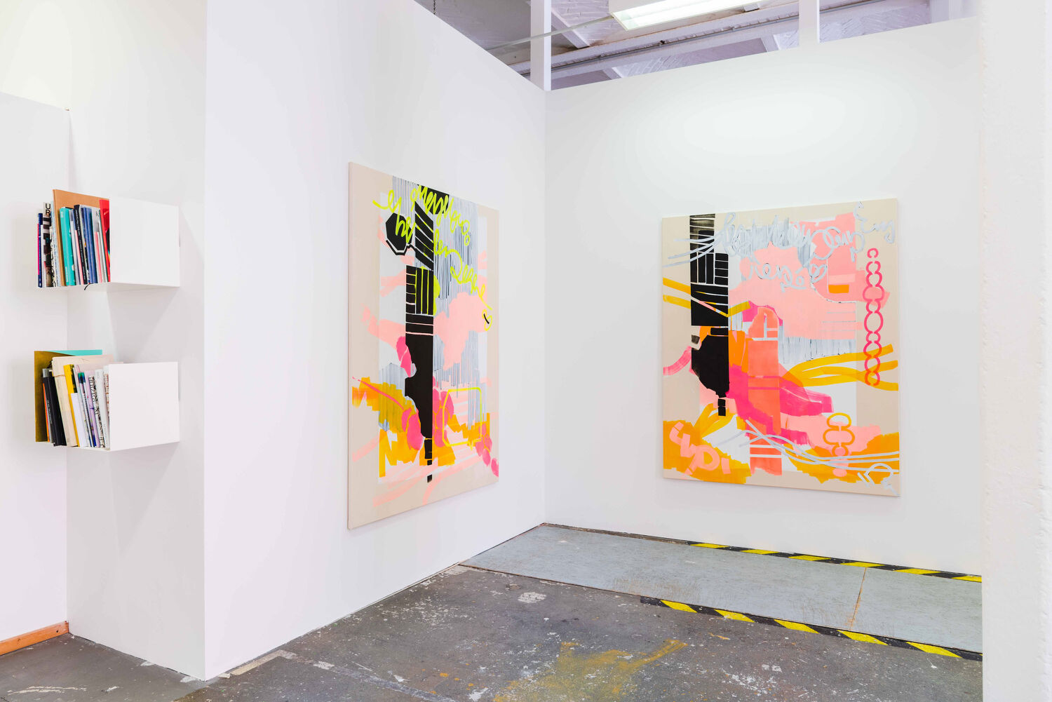 Installation view, Susanne Bonowicz, Interspaces, 2021